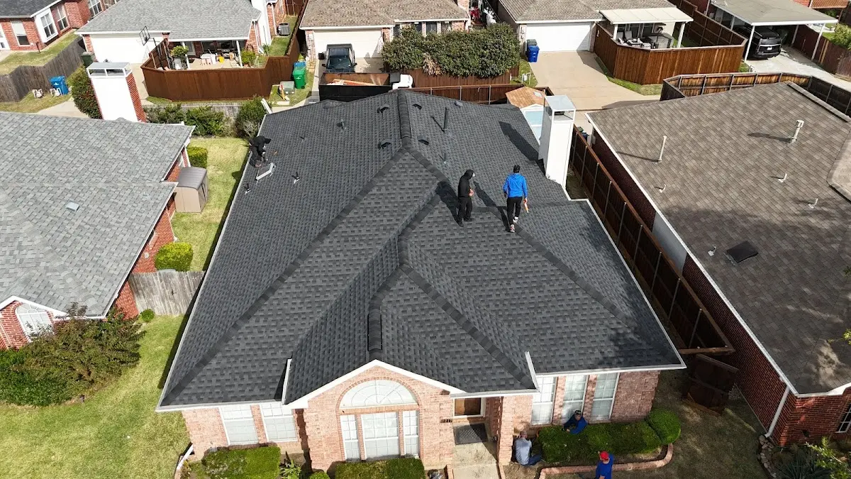 Commercial Roofing work in progress on a Florence-Graham property
